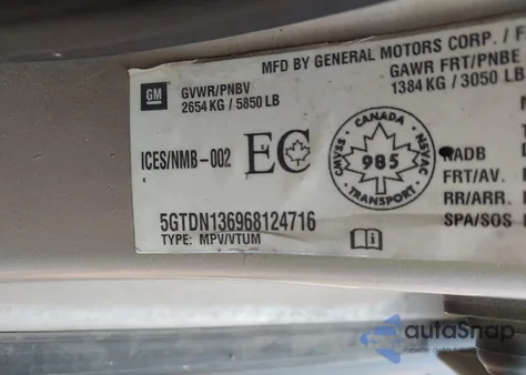 2006 Hummer H3 Suv from USA, damaged, VIN 5GTDN136968124716